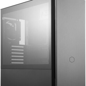 Cooler Master Case Silencio S600 with TG Side Panel ODD Sound-Dampening Material, Reversible Front Panel, and 2x120mm PWM Silencio FP Fans
