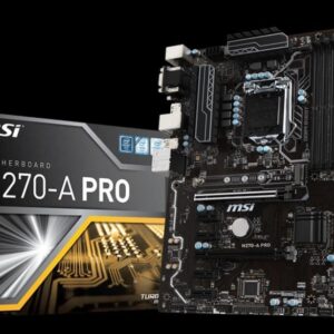 MSI H270-A PRO Mining Motherboard Crytocurrency BTC Intel H270/ ATX Motherboardwith 6 PCIe Slots and M.2