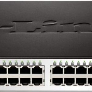 دي-لينك، محول سمارت مع 24 منفذ جيجابت بي او اي و4 منافذ جيجابت اس اف بي – D-Link DGS-1210-28P