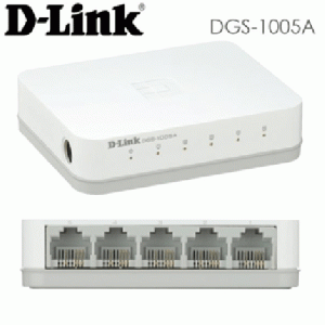 دي لينك، محول لسطح المكتب مع 5 منافذ جيجابت – The D-Link DGS-1005A