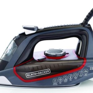 مكواة بخار من بلاك اند ديكر Black & Decker X2050-B5 ، 2200 وات – رمادي