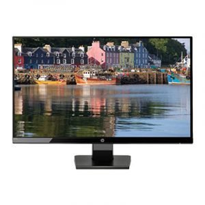 hp 27W 27-Inch W 27-Inch Display Monitor with HDMI and VGA inputs, 5ms 27إتش بي بوصة أسود