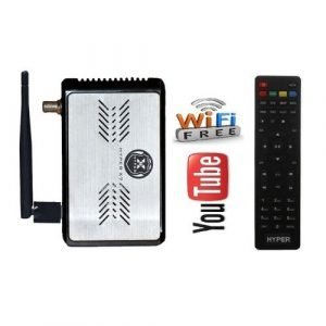 Hyper X 7 Satellite Receiver + 2 Remote + WIFI Adapter