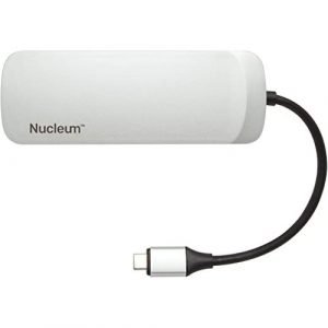 Kingston C-HUBC1-SR-EN Nucleum USB C Hub ، Type-C AdApter Connect USB 3.0 ، HDMI ، SD / MicroSD