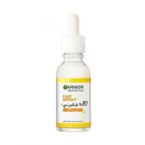 سيروم فاست برايت ٣٠ ضعف الفيتامين سي مضاد للبقع الداكنة- ٣٠ مل Garnier Fast Bright Vitamin C