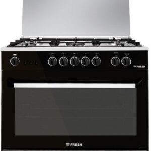 Fresh 500006330 Plaza Stainless Surface Gas Cooker 5 Burners With