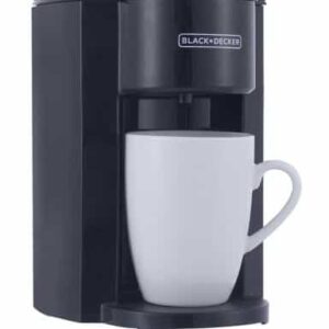 ماكينة قهوة بلاك+ديكر مع مج قهوة، 350 وات، اسود- DCM25N-B5