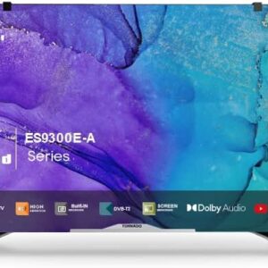 تلفزيون سمارت شيلد 32 بوصة LED عالي الدقة مع ريسيفر مدمج، 2 منفذ HDMI و2 منفذ USB من تورنيدو، موديل 32ES9300E، أسود