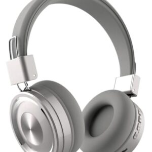 Shop SODO Built-In Microphone Bluetooth Wireless On-Ear Headphones Grey/Silver online in Egypt