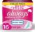 Always Cotton Soft Ultra Thin فوط صحية اولويز الترا الرفيعة بالاجنحة بنعومة القطن، كبير – 16 فوطة