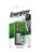 Energizer Mini charger شاحن صغير + بطاريتين من نوع AA (2000 مللي أمبير في الساعة)