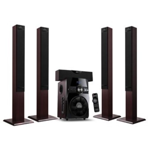 نظام مسرح منزلي بلوتوث من دوب Dob X5 Plus، 8 بوصة – بني واسود