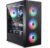 EVESKY DAZZLING RGB GAMING COMPUTER CASE FULL TRANSPARENT WINDOW