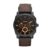 Fossil Men’s Water Resistant Leather Chronograph Watch FS4656