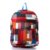 Activ Gingham Patterned Zipped Backpack – Red , Orange & White