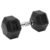 Hex Rubber Dumbbell – 17.5Kg – 1 Piece