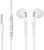 SAMSUNG Earphone EO-EG920 Wired 3.5mm plug In-ear Gaming Headsets Support Galaxy S8 S8P S9 S9P – WHITE