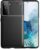 لهاتف Samsung Galaxy S21 Plus جراب ارمور كربون بملمس ألياف الكربون المصقولة مصنوع من مادة TPU – أسود