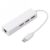 Keendex USB Type-C Hub With 3 USB Ports And LAN Ethernet Adapter – White